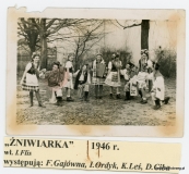 Przedstawienei "Żniwiarka "rok 1946
